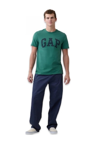 Gap 856659 V-v-everyday T Yeşil Erkek T-shirt-13602 Balsam