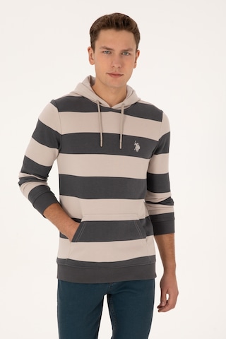 U.s. Polo Assn. Erkek Gri Sweatshirt 50316366-vr024 Grı