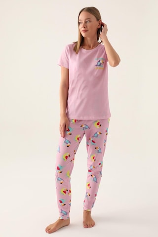 Rolypoly Roly Poly 3403 Callım Kadın Kısa Kol Pijama Takımı 001