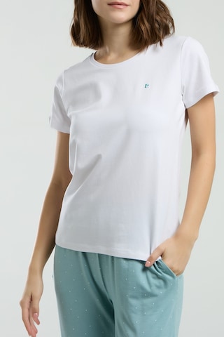 Pierre Cardin Kadın Beyaz Pijama Takımı Pc8983-s-v1 Beyaz