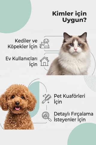 Andis Kedi Köpek Sık Dişli Pire Ve Bit Temizleme Tarağı