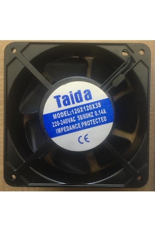 220V Metal 120X120X38 Kare Fan