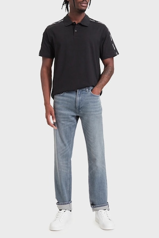 Calvin Klein Logolu % 100 Pamuk Düğmeli Polo Erkek Polo Lv04rh202g Ub1 Siyah