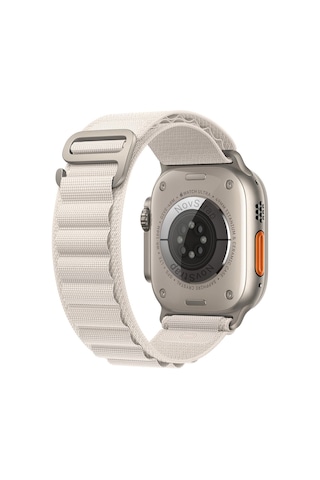 Apple Watch Series 5 44mm Ile Uyumlu Kordon Alpine Loop Tasarım Kordon Kayış