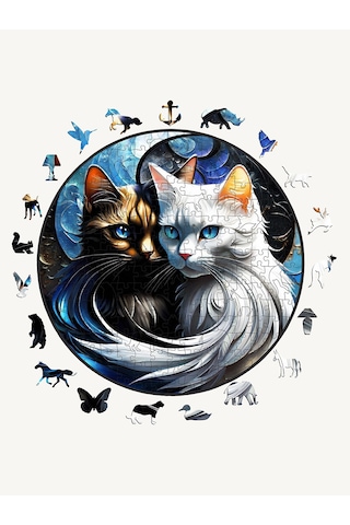 Ncpuzzles Cats, 50x50 Cm Yapboz
