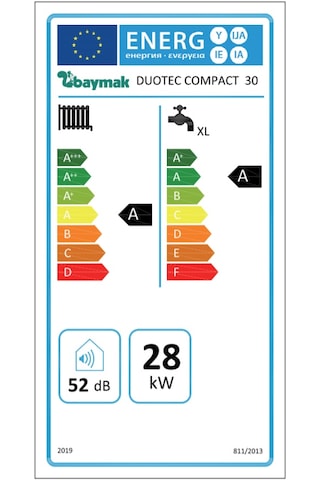 Baymak Duotec Compact 30/30 Kw (26.000 Kcal) Tam Yoğuşmalı Kombi