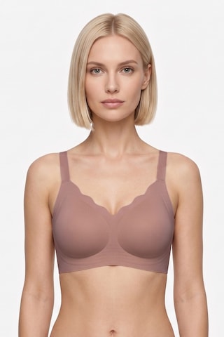 Cottonhill Seamless Bra - Smooth Lazer Kesim Balensiz Ayarlanabilir Askılı Dikişsiz Kadın Sütyen 3'lü Paket Çok Renkli