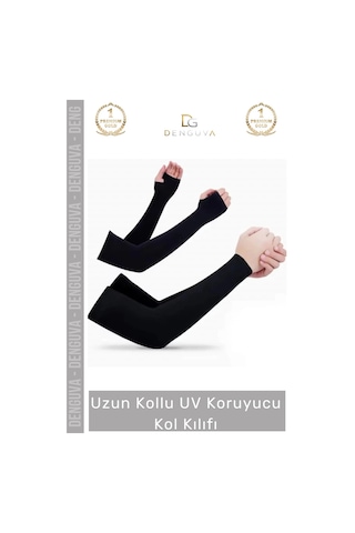 Denguva Uvkoruyucukılıf Uzun Kollu Esnek Ter Emici Spor Outdoor Bisiklet Koşu Basketbol Uv Koruyucu Kol Kıl