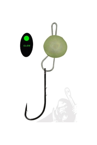 Wily Jig Head Mafsallı Owner İğneli Glow 2,5 Gr - Standart