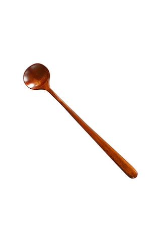 Ev Doğal Masif Ahşap Uzun Saplı Yulaf Lapası Tahta Kaşık Çorba Kepçeleri Çay Kaşıkları Sofra Takımı Diğer