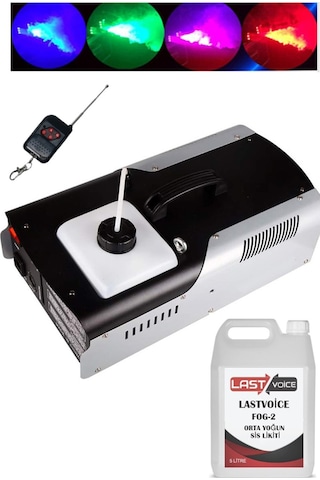 Quenlite Ql-2000Rgb-Lk Sis Makinası 2000 Watt Led Işıklı Uzaktan