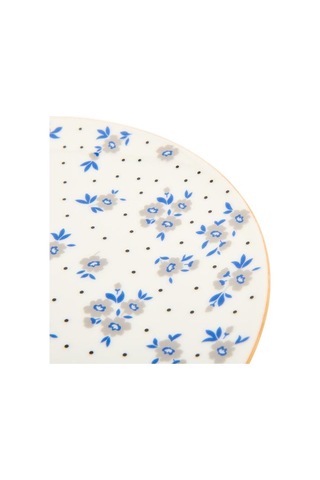 Tulu Porselen Robi Servis Tabağı - Renkli - 25 Cm Renkli