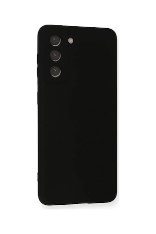 Samsung Uyumlu Galaxy S21 Fe Kılıf Nano İçi Kadife Silikon - Siyah Diğer