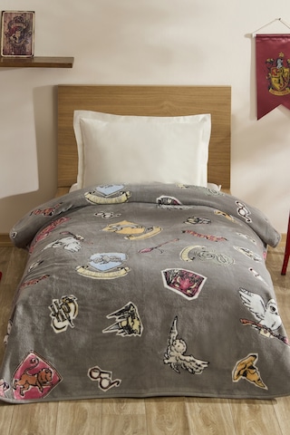 Karaca Home Harry Potter Draco Tek Kişilik Battaniye Antrasit