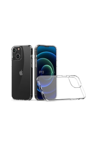 Apple Uyumlu iPhone 13 Mini Kılıf Şeffaf Tam Koruma Sağlayan Premium Tpu Silikon Kapak Ryc/coss Şeffaf