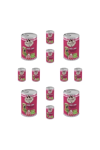 Prochef Dana Etli Kıyılmış Konserve Yetişkin Köpek Maması 12 x 415 G