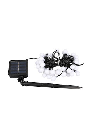7 Metre 50 Top Rgb Ledli Solar Güneş Enerjili Aydınlatma Yılbaşı Gece Parti Süsü Aydınlatma Şerit