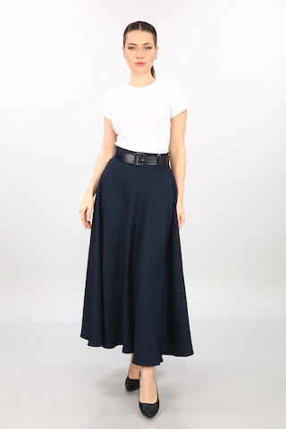 Soralline Kadın Etek Kışlık Kloş 779 Lacivert