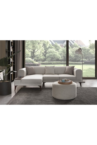 Drog Köşe Koltuk Takımı Bej Antrasit