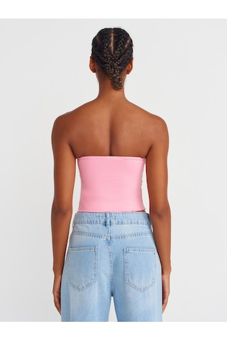 Dilvin 31984 Büzgülü Top-pembe Pembe