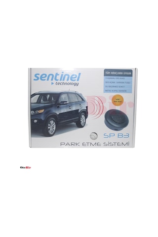 Sentinel Ses İkazlı Araç Park Sensörü Araç Park Asistanı Beyaz