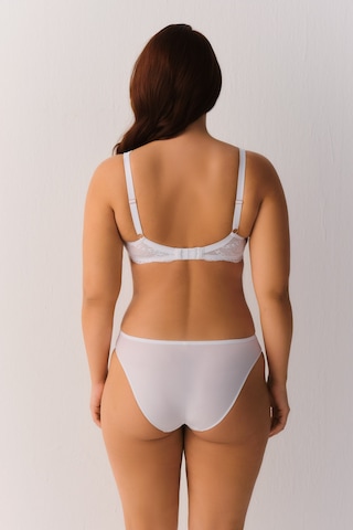 Suwen Lace Deluxe Desteksiz Balenli Sütyen Sw4056101 Beyaz