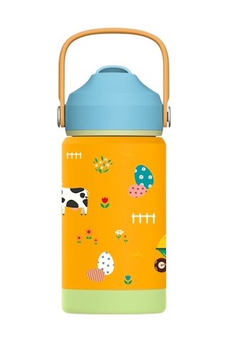 Sipnjoy - Flipsip Çocuk Su Termosu 360 Ml - Farmyard Fun
