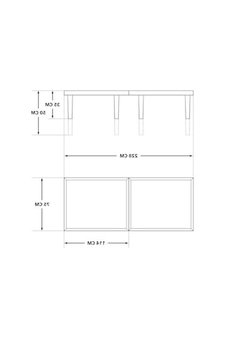 Katlanır Bahçe Masası - 75x228 Cm, Ham Naturel Renk Açık Ceviz