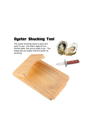 Konesam Ahşap İstakoz Açma Aleti - Ev Çamaşırı Mutfak Araçları - Kolay Ve Güvenli Kabuk Açma Ahşap