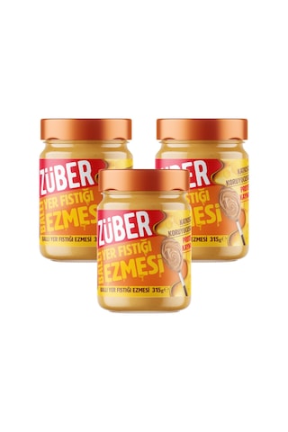 Züber Original Fıstık Ezmesi 3 x 315 G