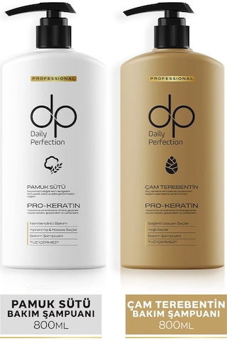 Dp Daily Perfection Şampuan Pamuksütü & Çam Terebentin 2 x 800 ML