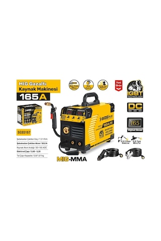 Sgs Sgs5167 Mıg Gazaltı Kaynak Makinesi 165a