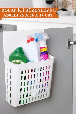 Askılı Dolap Düzenleyici / Hanging Cabinet Organizer Kahveregi