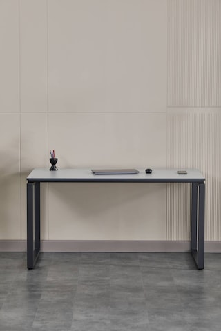Sehpol Çalışma Masası Dikdörtgen Ayaklı 140x70x73 Cm Antrasit Gri
