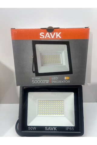 Led Projektör 50 Watt Slim Kasa 220v Yeşil Işık Şavk Seçenekler