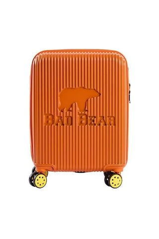 Bad Bear Logo Suitcase 23.01.80.003t Turuncu Kabin Boy Valiz 40lt Turuncu