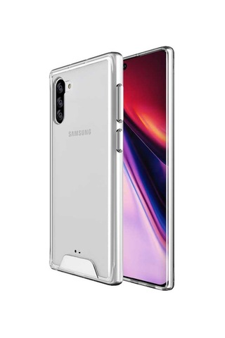 Galaxy Note 10 Kılıf Zore Gard Silikon Renksiz