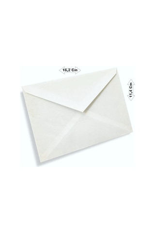 Zarf 100'lü 114x162 Ebat Mektup Zarfı Para Zarfı Davetiye Zarfı