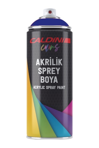 Caldini Akrilik Floresan Boncuk Mavi Sprey Boya