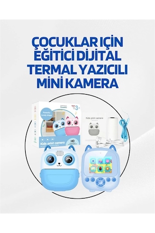 Dijital Termal Yazıcılı Mini Kamera - Hd Video & Anında Fotoğraf Çıktısı
