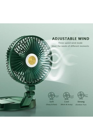 Mini Taşınabilir Fan Soğutucu Vantilatör Ed8vbx Yeşil