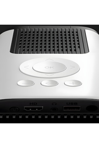 Dr-800 Android 12 Akıllı Projektör Full Hd 1080p, 380 Ansı Lümen, 5g Wi-fi, 4k Video Destekli Ev Sineması