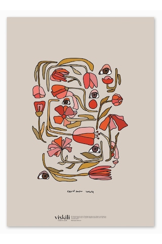 Anason İşleri Gül Gözleri Viskili Poster 50x70cm