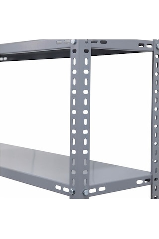 Galvanizraf 7 Katlı Galvaniz Çelik Arşiv Depo Kiler Raf 43X93X200 Galvaniz