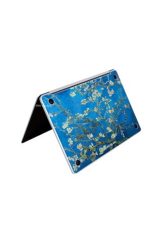 Apple Uyumlu MacBook Air M1 Kılıf Flower03nl Yapıştırma Laptop Koruyucu Kaplama Sticker A2337 İle AÇIK YEŞİL