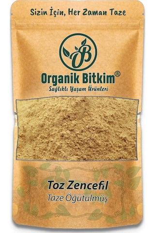 Organik Bitkim Zencefil Toz (Öğütülmüş) 250 G