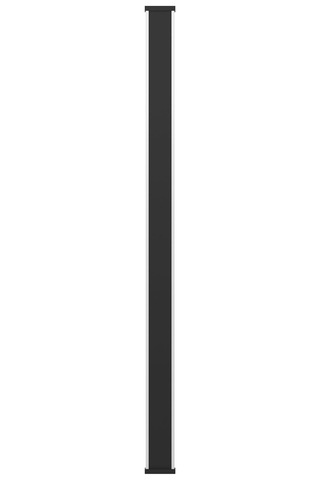 Neviano Led Duvar Lambası, Dış Mekan Aydınlatması, Ev Duvarı, Dikdörtgen Duvar Dış Mekan Lambası, Metal Ve Plastik Dış Mekan Duvar Lambası, Sıcak Beyaz, Ip65, 97 Cm