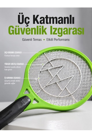 Mey İthalat Böcek Önleyici Elektronik Sinek Öldürücü Üç Katmanlı Güvenlik Izgarası Yeni Nesil