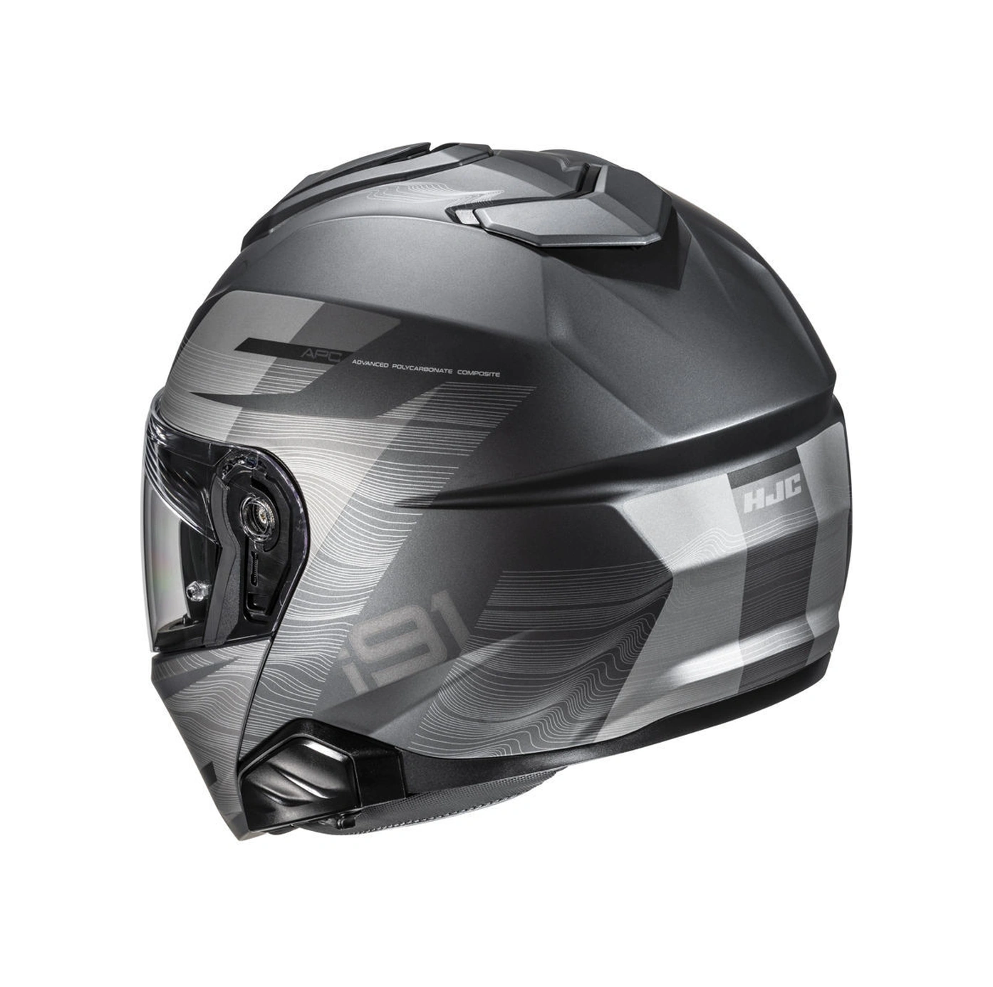 Hjc İ91 Dusk Mc5sf Çene Açılır Motosiklet Kaskı Gri