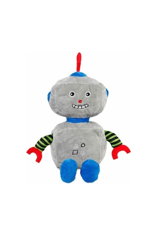 Sevimli Peluş Robot 30-35 Cm - Teknolojik Temalı Soft Çocuk Ve Uyku Arkadaşı